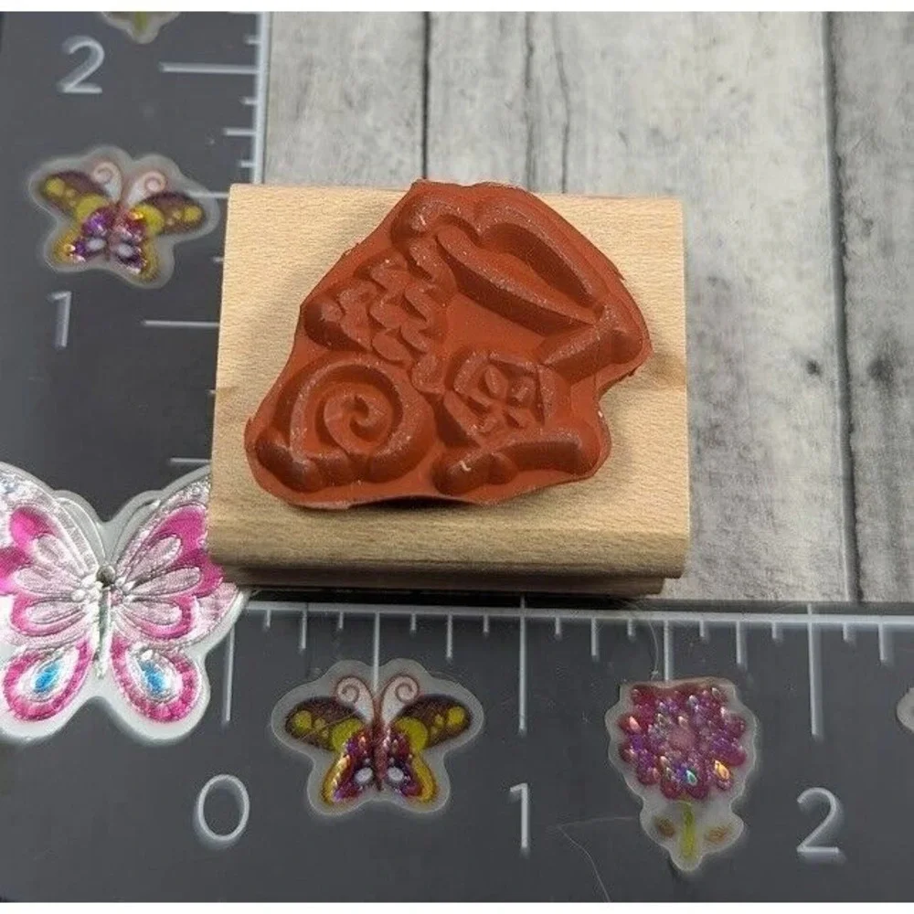 Stampin' Up! Beach Pail Shore 2002 Rubber Stamp Wood #A105
